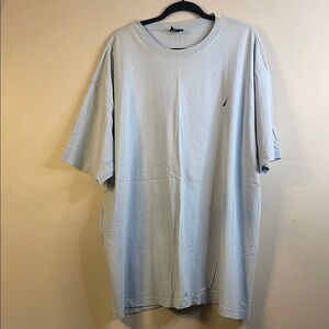 Nautica Blue Short Sleeve Tee Classic Crew Neck XXL